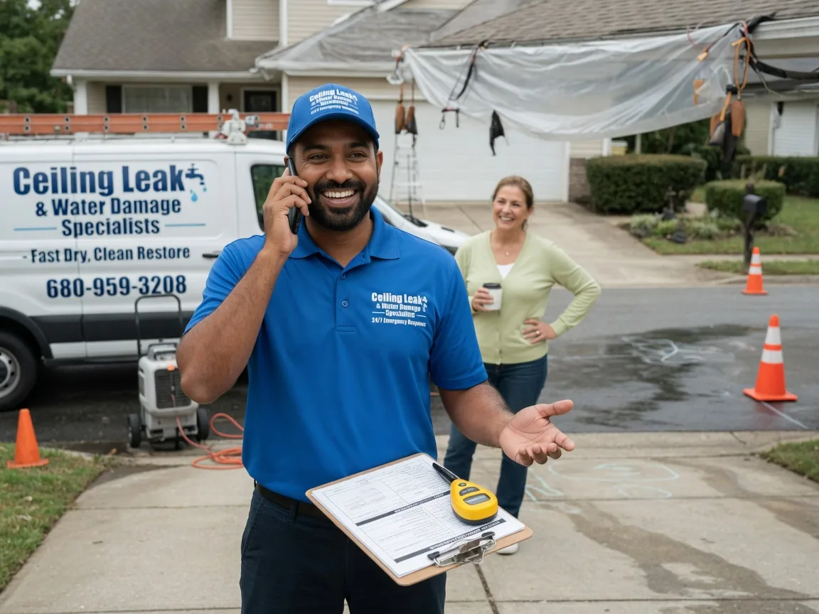 Ceiling Leak Cleanup Fountain Inn, SC FAQs